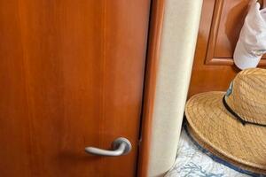 Interior of 2006 Carver 43 Motor Yacht with wooden door and 