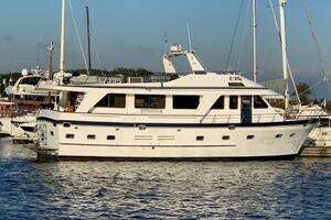 1983 Sea Ranger MKII Pilothouse Flybridge Trawler thumbnail 2