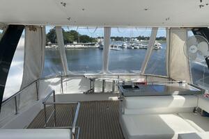 2018 Leopard Power Cat Flybridge facing aft