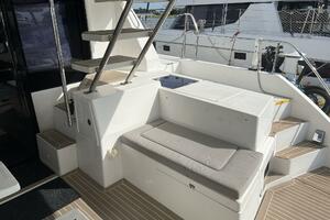 2018 Leopard Power Cat Stern Stairs to Flybridge