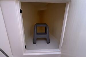 2018 Leopard Power Cat Starboard Side Forward Head Storage
