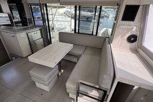2018 Leopard Power Cat Dinette facing aft