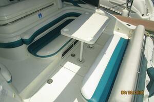 31' Silverton aftdeck seating