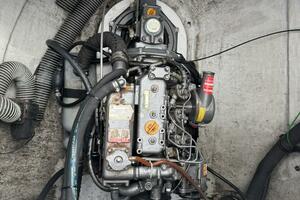 30 Hp Yanmar 3GM30F diesel engines. 
