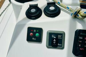Control panel on a 2015 Beneteau Oceanis 45 sailboat, featur