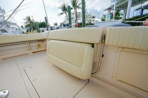 2007 Grady-White Express 360 boat interior with beige seatin