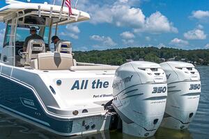 Twin outboard engines