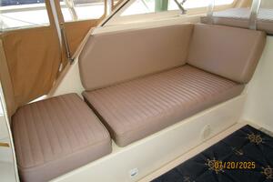 34' Mainship upper deck port aft seating