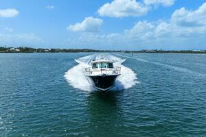 2013 Sabre 38 Salon Express- FIVE O'CLOCK- Bow Profile