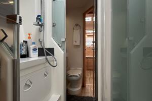 Jack & Jill Shower for port side cabins