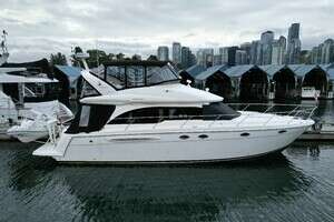 Diamonds Wild 2006 Meridian 411 Sedan Bridge Yacht For Sale in Vancouver British Columbia