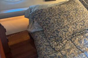 2007 Monterey 350 Sport Yacht bathroom with sink, toilet, an