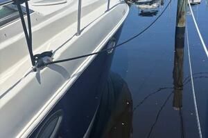 2007 Monterey 350 Sport Yacht docked at marina under clear b