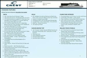 22ft Crest Yacht For Sale