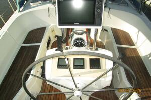46' Beneteau cockpit helm