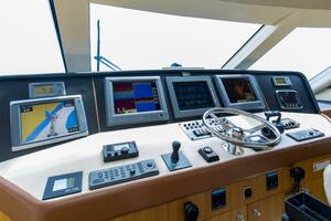 2007 68 Hatteras 68 Enclosed Bridge REFUGE Electronics (1)