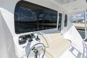 2007 68 Hatteras 68 Enclosed Bridge REFUGE Aft Flybridge Hel