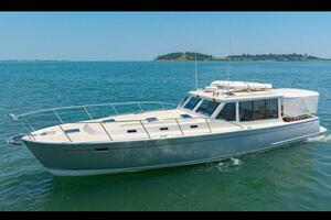 Port Side Bimini Curtains Down