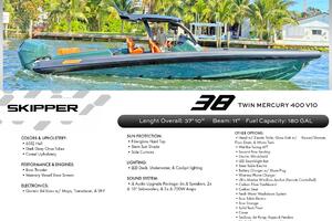 38FT (11.58M) SKIPPER yacht for sale