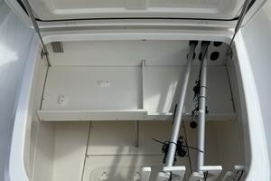 2014 Boston Whaler 350 Outrage Console Lounger Interior Stor