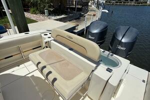 2015 Cobia 296 Center Console boat with twin Yamaha 300 engi