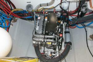Lagoon 52 F engine room 