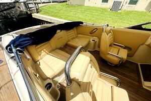 Luxurious interior of 2013 Chris-Craft Corsair 22 boat with 