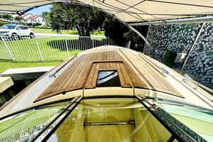 2013 Chris-Craft Corsair 22 boat with wooden deck, parked un