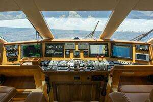 2005 Hatteras Enclosed Bridge thumbnail 19