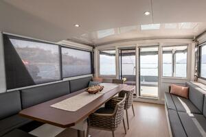 Catamaran Bali 4.8 dining area