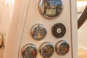 Stbd Helm Eng Gauges & Fireboy