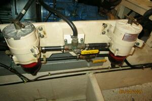 48' DeFever starboard Racor fuel filters