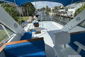 48' DeFever flybridge aft