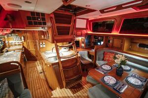 Saloon, Aft, Night Lighting
