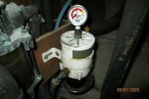40' Nauticat generator Racor fuel filter