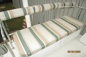 40' Legacy flybridge aft seating