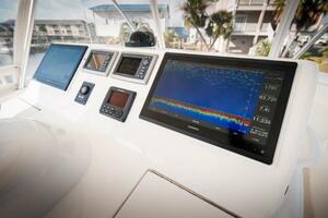 2012 Viking 42 Convertible  Helm 6