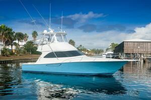 2012 Viking 42 Convertible  Stbd Profile
