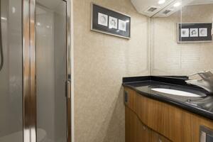 2007 64 Viking Enclosed Bridge Reel Blues Forward Stateroom 