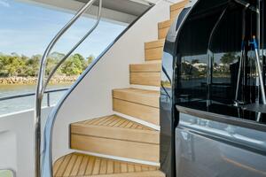 Princess Y95 JUST  PERFECT -Fly Bridge Stairs to Main Deck