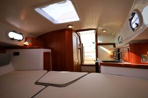 Oversized Double Berth Looking Aft 