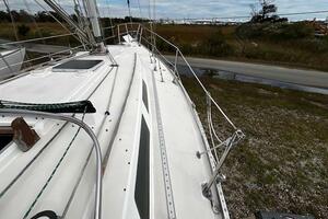 Starboard side deck