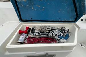 Starboard cockpit locker