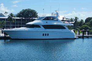 2009 Hatteras Enclosed Bridge thumbnail 61