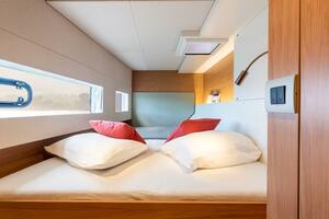 Guest cabin on board Bali Catsmart catamaran