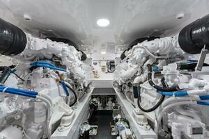 2021 Viking 54 Convertible HAMMERHEADS Engine Room