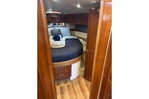 Luxurious cabin interior of 2004 Carver 466 Motor Yacht with