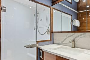 2026 Viking 82 Convertible- TEAM HARVEY I- STBD Guest Sateroom Head