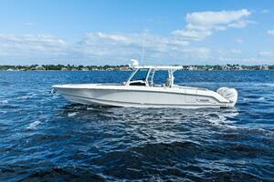 2019 Boston Whaler 380 Outrage 'Lima Kilo' - Profile Port