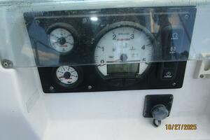 38' Beneteau cockpit engine panel